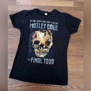 Motley Crue Final Tour Black T-Shirt